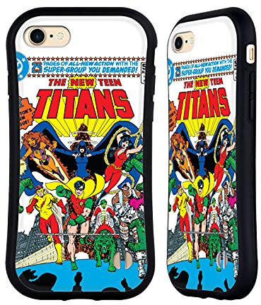 Head Case Designs Offizielle Justice League DC Comics Neue #1 Gruppe Teen Titans Comic-Kunst Hybride Handyhülle Hülle Huelle kompatibel mit Apple iPhone 7/8 / SE 2020 & 2022