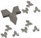 Glazing Push Points Steel Glass Clips Glass Clamps Picture Framing Mirror Frames 100pcs