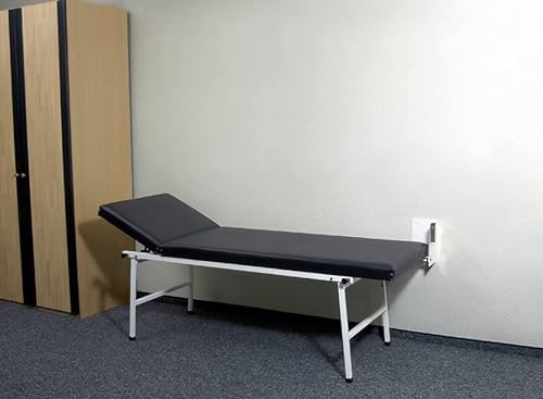 Holthaus Untersuchungs- und Massageliege Wandklappmodell Wandklappliege 190x70cm