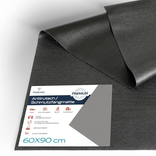 TRIBURG Universal Antirutsch Schmutzmatte 60x90 cm Wasserdicht und Zuschneidbar - Kofferraummatte - Antirutschmatte Auto - Antirutschmatte Schubladen - Kofferraum Schutzmatte