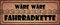 Ontrada Blechschild gewölbt 27x10cm wäre wäre Fahrradkette Deko Geschenk Schild