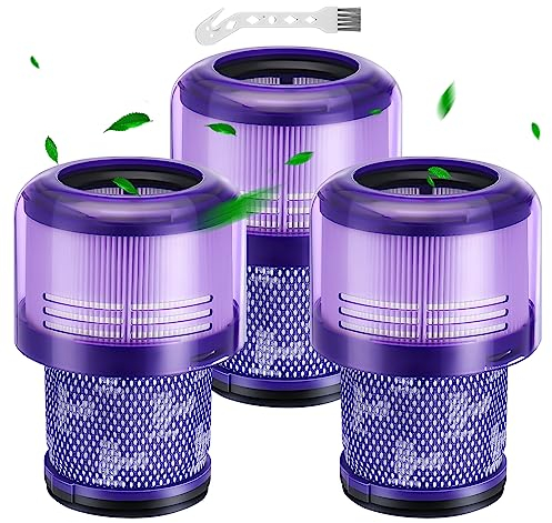 Filtri V11 per Dyson -Filtro di ricambio per aspirapolvere senza fili Dyson V11 Animal/Absolute/Torque Drive/Fluffy/Complete Pro V15 Detect SV14. Confronta con la parte n. DY-970013-02 e 97001302