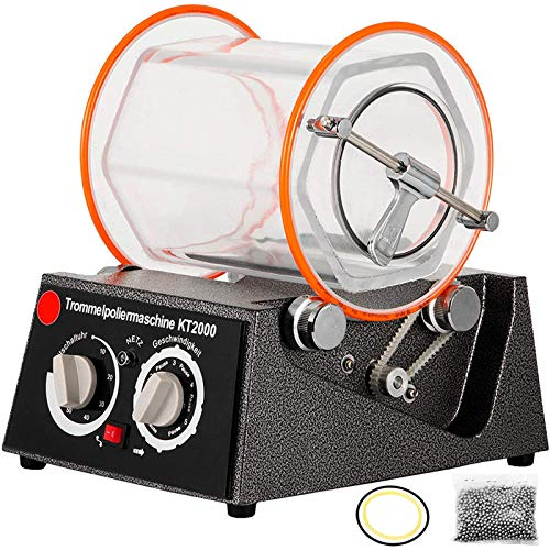 GEJLELDS Poliermaschinen 5Kg Capacity Jewelry polishing Machine 220V Jewelry Tumbler Polierer 190 * 180mm Jewelry Automatische Polisher