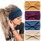 Kopftücher für Frauen, breite elastische weiche Boho-Stirnband Mode Bandanas Knoten Erwachsene Schals Yoga Sport Laufen Haarbänder, Head Wraps (P4WColorBlue)