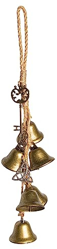 Small snail Hexenglocken Windspiel für Türklinke zum Aufhängen, Einfach | Vintage Hängende Ornamente Handgefertigt aus Metall für Veranda Garten Fenster Kunsthandwerk