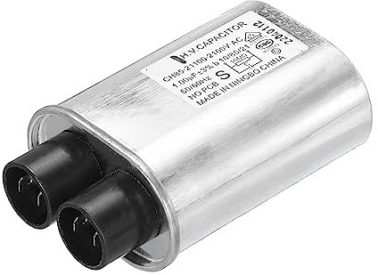 sourcing map Microwave Capacitor Replacement High Voltage Oven Capacitor 2100VAC 1.00uf
