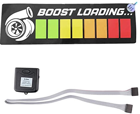 Geieold Windshield Boost Loading Car LED Light Window Stickers for JDM Glow Panel Decoration Accessories