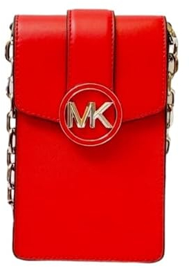 Michael Kors Damen Carmen Umhängetasche, Hellrot