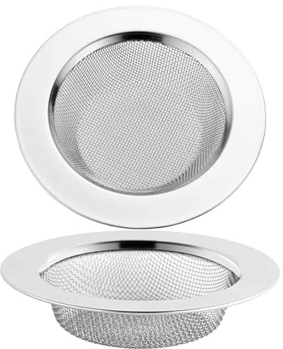 2 Piezas Filtro Desague Ducha Inoxidable Colador Fregadero de Cocina Sink Strainer,Evite Que los Pelos de Cucaracha Obstruyan los Desagües,Las Dimensiones Son 11.5 cm x 7.5 cm x 2.3 cm