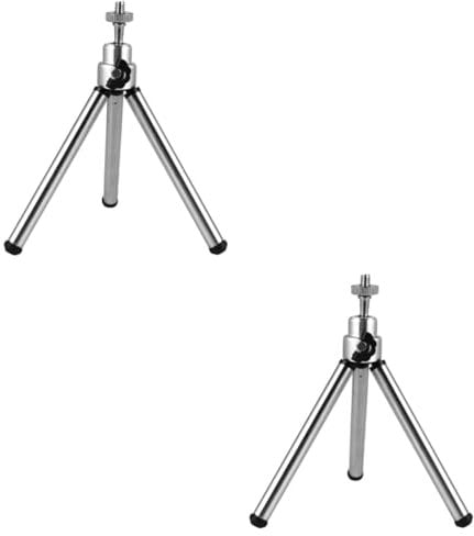 OSALADI 2pcs Fishing Tripod Bracket Mini Tripod Fishing Light Stand Non-fading Wear-resistant Standard Screw Mount