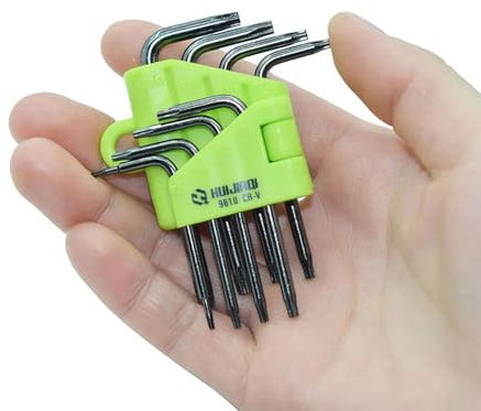 Set di chiavi Torx piegate a stella T5 T6 T7 T8 T9 T10 T15 T20 cacciavite di sicurezza Torx per controller PS3 PS4 PS5 strumento di riparazione laptop