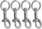 Swivel Eye Bolt Snap Hook Marine Grade Scuba Diving Clip 316 Stainless Steel for Fishing Boating (4#)