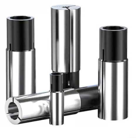 HEIBTENY Juego de conversión de alicates de sujeción, adaptador de mandril para taladro rápido, fresadora de husillo CNC, 4,6,8,10 mm (6,mm a 3 mm)