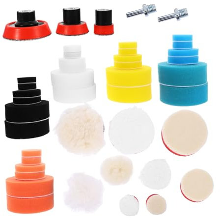 Gatuida 1satz Polierpads Für Bohrmaschinen Teiliges Selbstklebendes Auto-polier Und Wachs Schwamm Für Effektives Polieren Und Reinigen