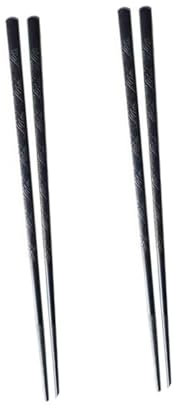 COLLBATH 2 Paia Bacchette in Stile Cinese Bacchette Alimentari Cinesi Bastoncini Di Cibo Cinese Bacchette Antiscivolo Bacchette Giapponesi Bastoncini Giapponesi Bacchette Cinesi