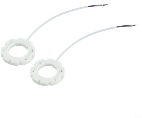 Doppelpack für GX53-Lampenfassungen, ausgestattet mit 25 cm langen Fliegenkabeln für einfachen Anschluss