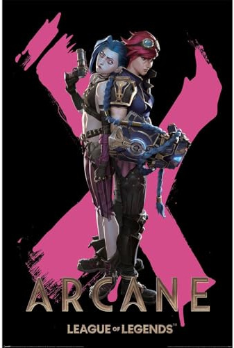 Pyramid International Official Maxi Poster – Arcane (Duo) | Decorative Wall Art | 61cm x 91.5cm Poster for Bedrooms, Dorms & Fans