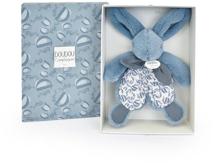 Doudou et Compagnie Kuscheltier Hase, PM, Blau