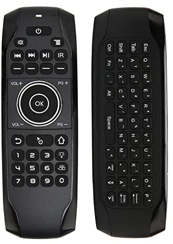 Plyisty G7BTS Bluetooth Voice Air Remote Control Replacement, 2.4G Gyroscope Smart TV Remote with Rechargeable Battery, for Android TV Box PC Smart Television, No (G7BTS Bluetooth Version Without