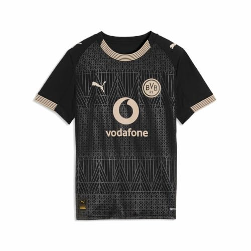 PUMA Borussia Dortmund e Erde Trikot 2025/2026 Kids schwarz, 140 Kinder