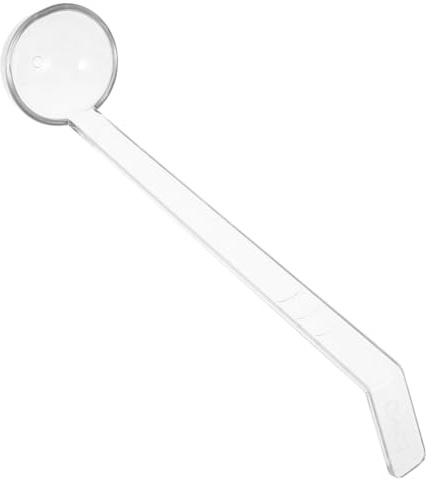 HEANUJJ Lightweight PC Punch Bowl Ladle with Bent Tail Design, Plastic Serving Ladle Spoon for Soup and Sauce, Long Handle for Easy Cooking and Buffet Serving