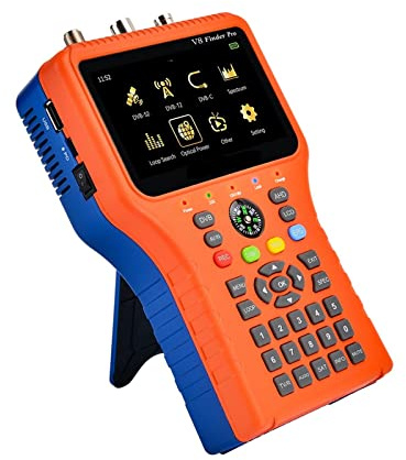 Satfinder digitale, Satelliet Signal Finder V8 Finder Pro DVB-S2X/S2/S/T2/T/C/ATSC-C H.265 Usb Wifi 2.4G Auto Bereken(1)