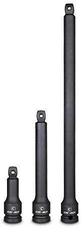 Capri Tools 1/2-Inch Drive Wobble Impact Extension Bar Set, CrMo, 3-Piece