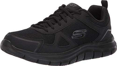 Skechers Men's Track-scloric 52631-bbk Low-Top Sneakers, Black, 10.5 UK