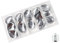 Milepetus Spinnerklingen für Harte Köder, Spinnerköder 50 Stück，Fishing Spinner Blade Spinnerblatt Spinnerblätter für Spinn & Meeresvorfächer Hard Lures Worm Spinner Baits
