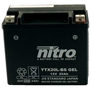 Batterie 12V 18AH YTX20L-BS Gel Nitro 51891 GL 1800 A Comfort Goldwing SC47 06-07