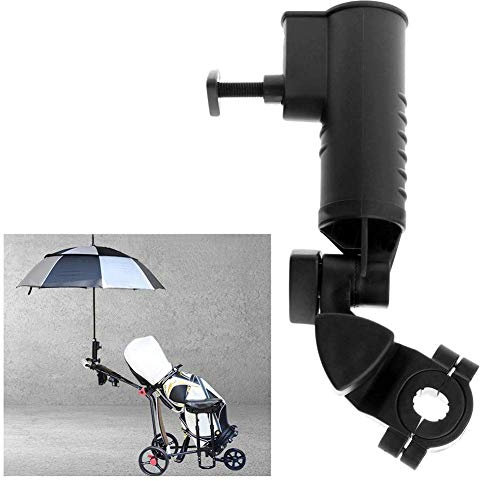 Golf Umbrella Holder - Trolley/Cart Umbrella Holder Attachment Umbrella Holder Stand for Buggy Cart Baby Pram Wheelchair Bike Fishing Beach Chair