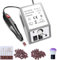 Manicura eléctrica,Eendoos Manicura Máquina Uñas Lijadora de Uñas Manicura Pedicura, Lima de Uñas con 6 Puntas+100pcs Anillo de Lijado+1cepillo para Salón, Festival, Regalos (20000RPM)