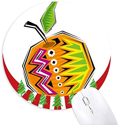 Gelbes Essen Mexikonische Kultur Element Illustration Rund Gummi Maus Pad Weihnachtsdekoration