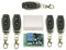 5 x 2CH 433 MHZ Mando a distancia inalámbrico con canales/interruptor remoto + 1 receptor, para ventanas, entradas, puertas de garaje, sistemas de alarma.