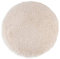 WohnDirect Premium Hochflor Badezimmerteppich Creme • Rutschfester & Extra Flauschiger Badvorleger • Badteppich, Badematte Rund Ø 70 cm
