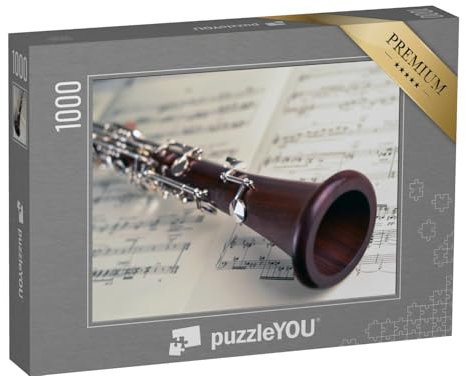 puzzleYOU: Puzzle 1000 Teile „Nahaufnahme Einer Klarinette“ – aus der Puzzle-Kollektion Musik, Menschen