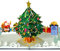 CUTPOPUP Xmas Tree - Carte de Noël Pop Up, 15x20cm, Carte Noel 3D (arbre de Noël)