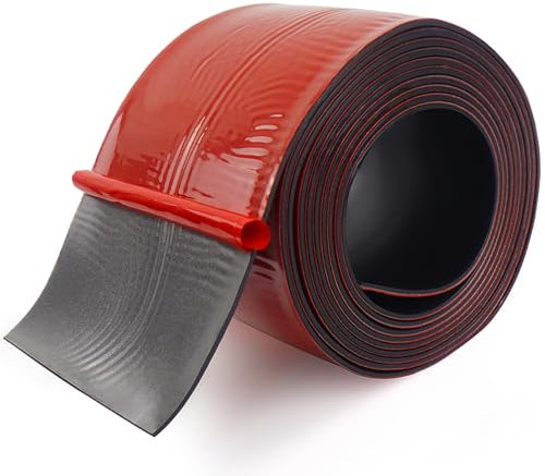 Bande Caoutchouc Adhesive, Dos Solide Adhésif Feuille Rouleau Néoprène, Parfait pour Les Joints d'étanchéité, Le Rembourrage et la réduction des Vibrations (100mm X 1.5mm X 3m)