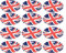 BBL Bada Business Limited |12 Pcs Union Jack Paper Plates 23 cm