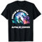 Human By Chance Alpha By Choice Lustiger Wolf Tier Spruch T-Shirt