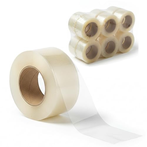 RFD Nastro Adesivo Trasparente 12 Rotoli x 132m (1584m Totali) - Nastro da Imballaggio Extra Lungo per Pacchi e Spedizioni - Alta Qualità Made in Italy - Forte Adesione, Silenzioso e Resistente