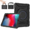 ROISKIN iPad Air 3rd Generation Case 2019: Heavy Duty Cover for iPad Pro 10.5 Case 2017 with 360° Rotating Stand & Pen Holder & Shoulder Strap for Kids Boys Girls, Black