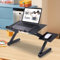 Lap Desks Plateau,Table de Lit, Petite Table pour Ordinateur pour Lit,Support pc Portable,Folding Angle RéGlable à 360 DegréS Amovible Compatible avec Toutes Sortes Ordinateur-Noir