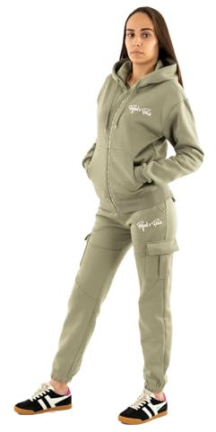 Project X Paris Sweat à Capuche zippé logotée Olive XS