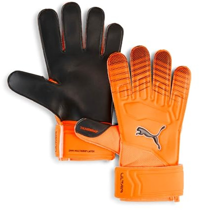 Puma Ultra Play RC Torwarthandschuhe, Erwachsene, Unisex, Black-Asphalt (Mehrfarbig), 10