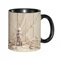 EKLMPS Tazza grande per caffè e tè a colazione - idee regalo per uomo e donna - in porcellana, 330 ml (11oz),la bella e la bestia citazione lettera