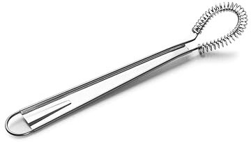 IBILI - Batidor de Huevos Ergonómico, Acero Inoxidable, 20.5 cms