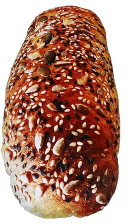 ibasenice Exquisites Simuliertes Brotkissen Kinderbrotkissenspielzeug Dekoratives Sitzkissen Maschinenwaschbar