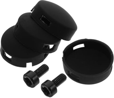 VILLCASE Doorbell Push Button Replacement Black Buttons Sturdy Home Doorbell Parts Kit