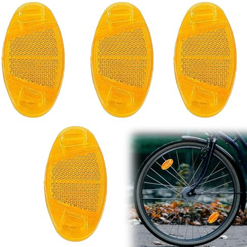 SOGHO Speichenreflektoren Fahrrad - [4er Set],Reflektoren Fahrrad,Katzenaugen Fahrrad Kinder,Katzenaugen Fahrrad,Fahrrad Reflektoren,Reflektor Fahrrad Für Alle Gängigen Radgrößen